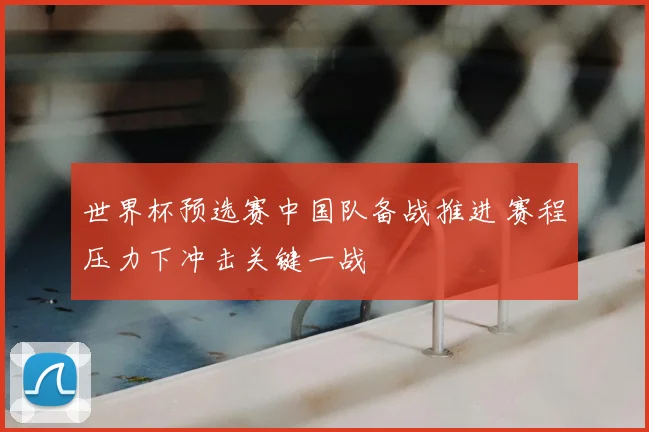 世界杯预选赛中国队备战推进 赛程压力下冲击关键一战